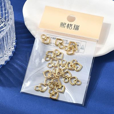 SHEGRACE Brass Heart Charms XGR0161G-100G-1