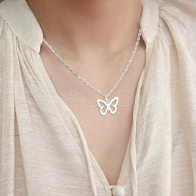 20Pcs 201 Stainless Steel Pendants STAS-BBC0007-79P-1