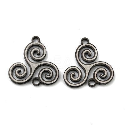 304 Stainless Steel Connector Charms STAS-A086-13EB-1