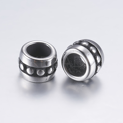 304 Stainless Steel European Beads STAS-P183-20AS-1