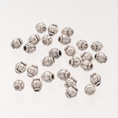 Barrel Tibetan Silver Spacer Beads LS-X-A575-NF-1