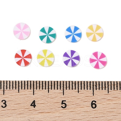 Handmade Polymer Clay Cabochons CLAY-B005-02-1