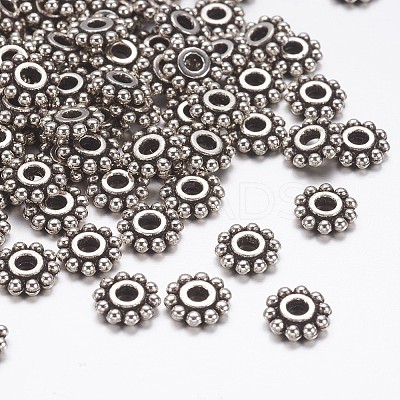 Gear Tibetan Style Alloy Spacer Beads LS-AB145-NF-1