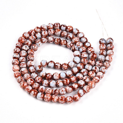 Baking Paint Glass Beads X1-DGLA-N003-8mm-A03-1