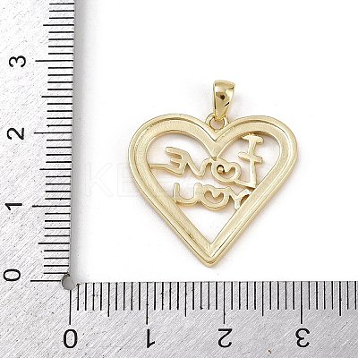 Brass Enamel Pendants KK-D424-31B-G-1