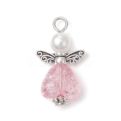 60Pcs Transparent Acrylic Pendants PALLOY-JF03897-1