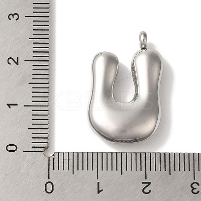 Non-Tarnish 304 Stainless Steel Pendants STAS-M017-08P-14-1