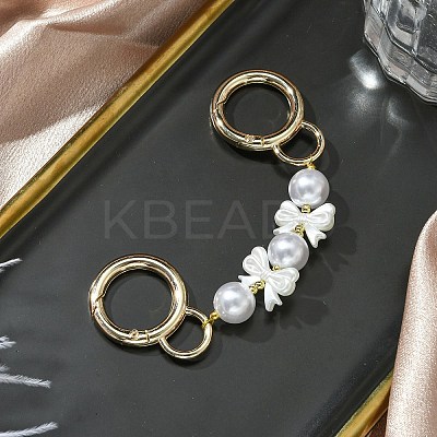 Zinc Alloy Spring Gate Rings Bag Extension Chains X1-AJEW-BA00141-02-1