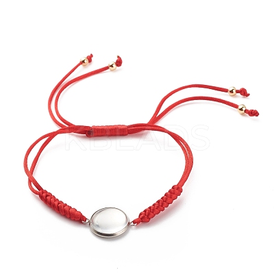 304 Stainless Steel Connector Bracelets AJEW-JB01132-02-1