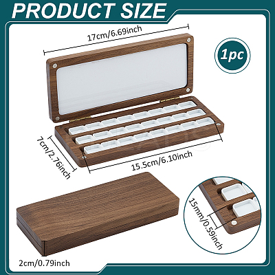 Wood Magnetic Flip Top Paintbox AJEW-WH0348-685-1