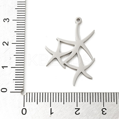 201 Stainless Steel Pendants STAS-R133-01P-04-1