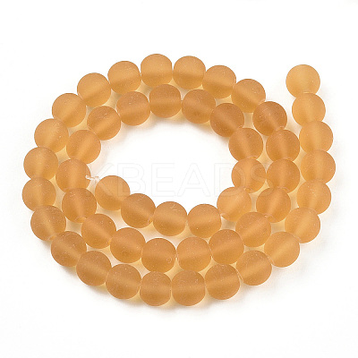 Transparent Glass Beads Strands GLAA-T032-T8mm-MD08-1