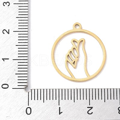 304 Stainless Steel Pendants STAS-Z131-01C-G-1