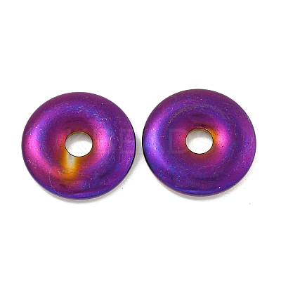 Electroplated Synthetic Non-Magnetic Hematite Pendants G-C136-04F-1