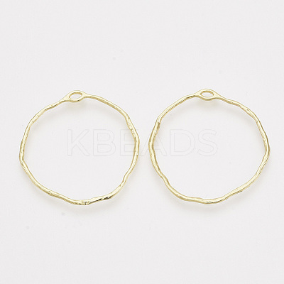 Alloy Open Back Bezel Pendants PALLOY-S121-82A-1