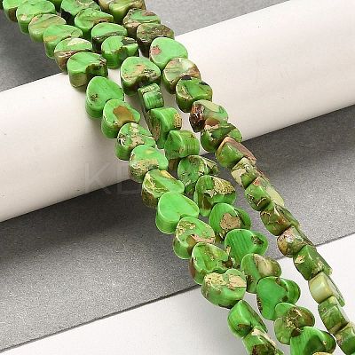 Synthetic Regalite/Imperial Jasper/Sea Sediment Jasper Beads Strands G-F765-D04-01-1