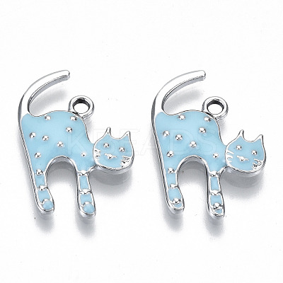 Eco-Friendly Zinc Alloy Pendants FIND-N048-45C-NR-1