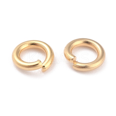 Rack Plating Brass Open Jump Rings KK-O139-18N-G-1