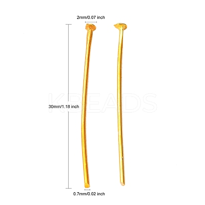 Iron Flat Head Pins NFHPG30mm-1
