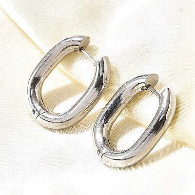 201 Stainless Steel Hoop Earrings EJEW-Q026-12P-A-1