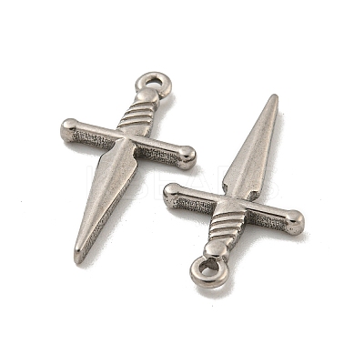 Non-Tarnish 304 Stainless Steel Pendants STAS-O004-06A-P-1