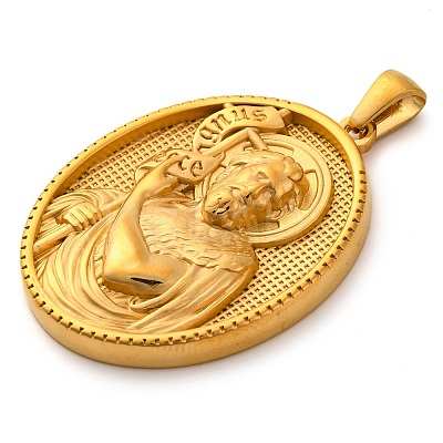 Religion Golden Tone 304 Stainless Steel Pendants LS-STAS-K289-01G-06-1