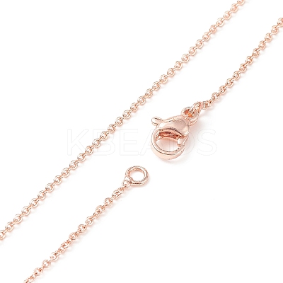 Brass Chain Necklaces MAK-L009-03RG-1