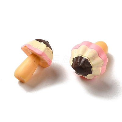 Opaque Resin 3D Mushroom Ornaments CRES-P033-03-1