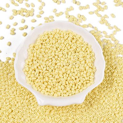 Baking Paint Glass Seed Beads SEED-T006-03B-1