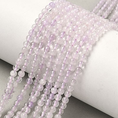 Natural Lavender Amethyst Beads Strands G-K406-A01-3mm-1