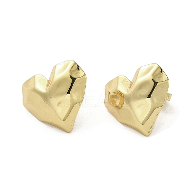 Ion Plating(IP) 304 Stainless Steel Stud Earrings EJEW-C082-03B-G-1