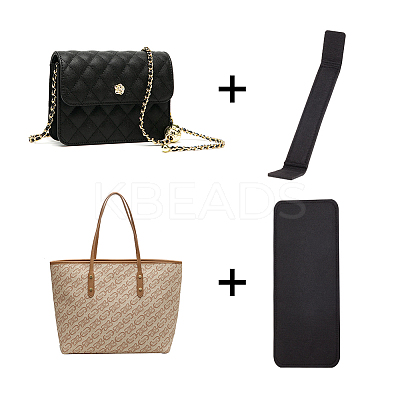 4Pcs 4 Style Rectangle Felt Bag Base Shaper DIY-WR0003-09-1