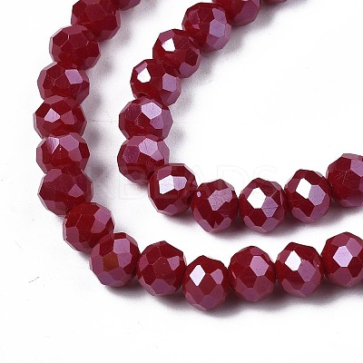 Electroplate Glass Beads Strands LS-EGLA-A034-P2mm-A13-1