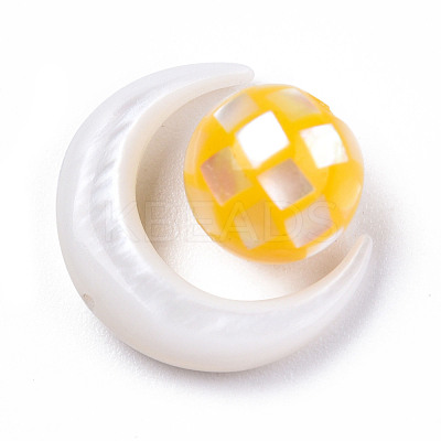 Natural Freshwater Shell Beads SSHEL-N032-51-A02-1
