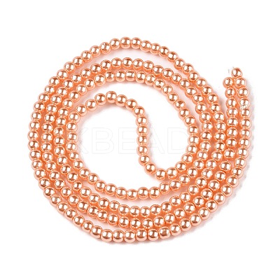 Baking Paint Glass Pearl Bead Strands X-HY-Q003-3mm-33-1