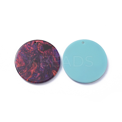 Cellulose Acetate(Resin) Pendants KY-S157-34-M-1
