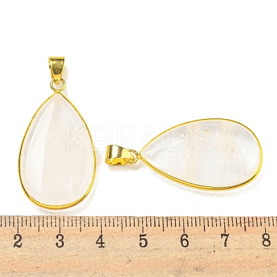 Natural Quartz Crystal Pendants G-K338-20G-1
