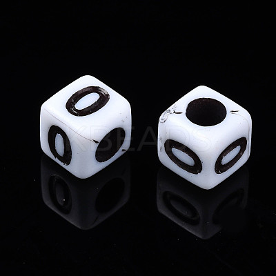 Opaque Acrylic Beads SACR-S273-42-1