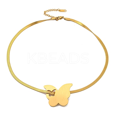 304 Stainless Steel Snake Chain Necklaces NJEW-P311-02A-G-1