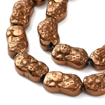 Electroplated Synthetic Non-magnetic Hematite Beads Strands G-F767-03F-1