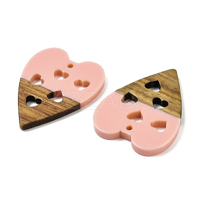 Resin and Walnut Pendants WOOD-I013-03C-1