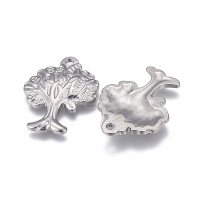 Non-Tarnish 304 Stainless Steel Pendants STAS-F249-39P-1