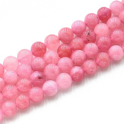 Natural Quartz Beads Strands G-N355-8mm-61-1