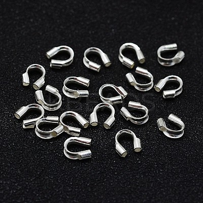 Rhodium Plated 925 Sterling Silver Wire Guardian STER-F036-27P-5x5-1