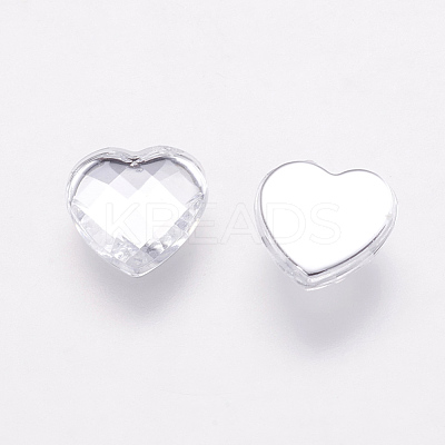 Taiwan Acrylic Rhinestone Cabochons X-ACRT-G022-6mm-02-1