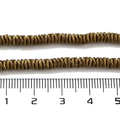 Electroplated Synthetic Non-magnetic Hematite Beads Strands G-H020-M01-16-1