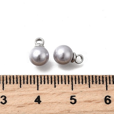 ABS Plastic Imitation Pearl Pendants FIND-H052-01C-02P-1