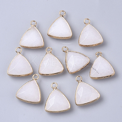 Natural White Jade Pendants G-S359-029F-1