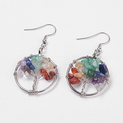 Chakra Jewelry EJEW-JE02758-1