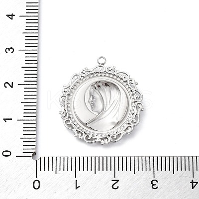 304 Stainless Steel Pendants STAS-S163-06B-P-1